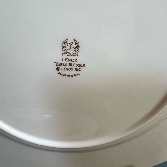 Lenox Temple Blossom Dinner Plates Set of 4 USA Made Fine China Floral 10.5 - Picture 10 of 10
